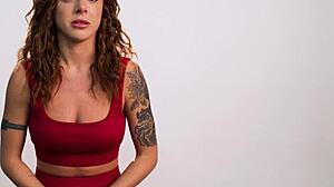 Up Close: Big Titted Redhead Lumi Ray Explores Solo Female Orgasm in Full Masturbation Scene