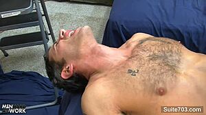 tattooed gay workers fucking with monster cocks!