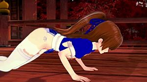 This 3D hentai features Doa fucking Kasumi with uncensored tits and boobs