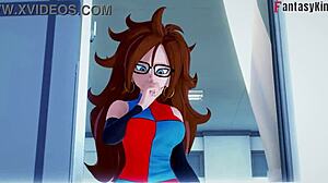 Dragon ball zex chapter 2 part 2 andoid 21 catch gohan and android 18 on the university full 1hr movie on ptrn fantasyking3