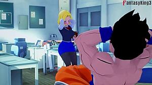 Dragon ball zex chapter 2 part 2 andoid 21 catch gohan and android 18 on the university full 1hr movie on ptrn fantasyking3