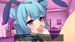 playing rukure game with anime hentai elements in fun session