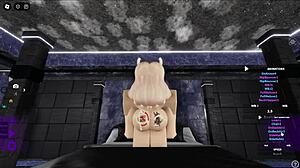 Blonde Succubus with Big Tits Hardcore Fucks Cat Boy's Cock in Intense Scene