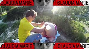 Outdoor European Curvy Woman