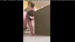 mistress dominates her submissive slave in bdsm session