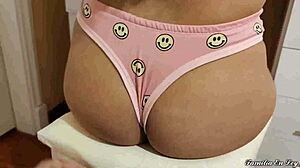 I spied on my stepsister and blackmailed her for anal!