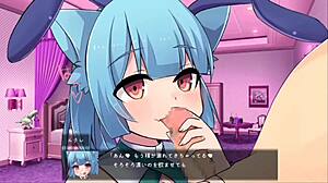 playing rukure game with anime hentai elements in fun session