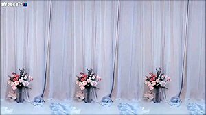 Korean girl dancing, blowing skirt to reveal big tits 😍