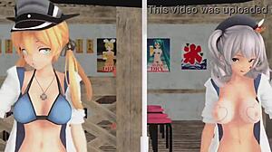Love Me If You Can MMD R18 with Prinz Eugen and Kashima! 😍