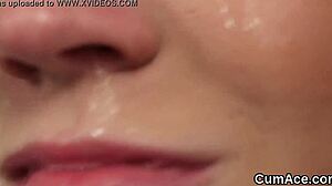 I get cumshot on my face as doll