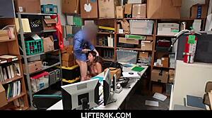 Dirty Lp Officer Fucks Scared Teen 18+ Shoplifter Shane Blair Pussy At Work