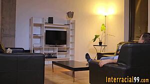 babe with glasses rides monster cock hard, getting facial after assfucking 😍