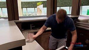 Johnny And Robbie Rivers At Penthouse Pool Party.