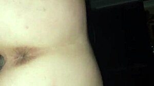 amateur gets dominated by big black cock in hardcore interracial ass fucking