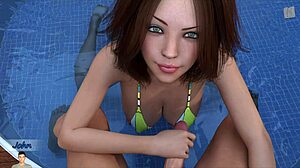 Big city pleasures 20 handjob and boobjob by big boobed redhead olivia