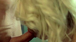 Blonde Milf Delivers Top Blowjob With Facial Cumshot In HD.