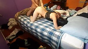 Petite Brunette Takes Turns On Oral Before Intense Anal With LysergicHoffman.