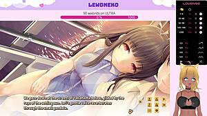 Vtuber Lewdneko Plays Love Cubed Part 7 with Moaning and Creampie Scenes