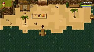 Lost Lagoon Harem Hentai Game Ep 3: She Fell in Water Without Panties.