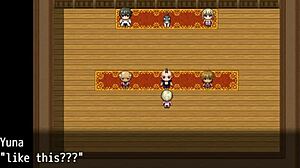 blonde gal takes all the village cocks on the ranch! 😍 big ass action