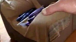 Velvet Rain, oh man, squirtin’ with that huge toy!