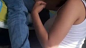 Hot School Babe Sucks Dick After Class