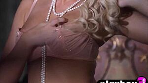 lindsey gayle evans, the big boobs blonde milf, takes off her lingerie and exposes her amazing naked body