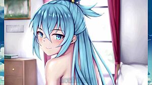 Aqua judges your perversion with femdom JOI and CEI choices