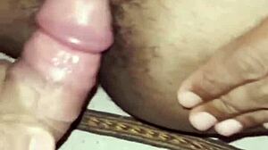 Hetero painter receives payment from well-endowed young man