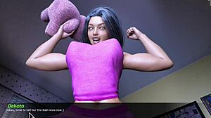 alison in harem with big tits?