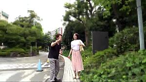 Yoshino Mai in naughty swimsuit gets fucked by amateur