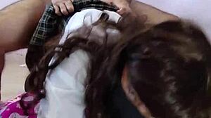 Morra De Bachillerato Mexicana Cogiendo Con Su Suegro Lo Graban Todo Antes De Que Llegue El Novio Casero Real Muy Perverso