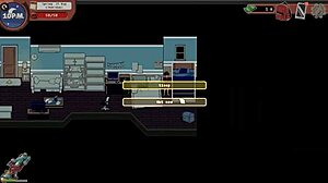 Nerdy girl in spooky milk life hentai game gives a sneaky public handjob in library.