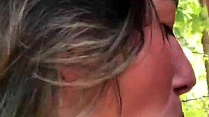 Bailey Wilder Enjoys Outdoor Fun With Sucking Cock And Spanking In Public