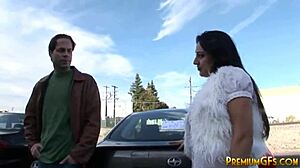 i'm sonya sage, busty brunette straddlin' and jerkin' for cumshot, oh yeah!