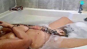Real Milf Steams Up the Bath with Shaved Curves! 🛁