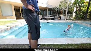 Pale Redhead Ruby Fucked Doggystyle