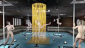 I watch the multi pole dance in fallout 4 hentai