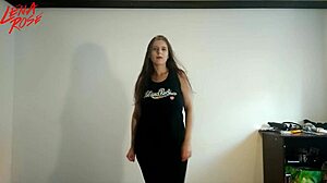 Custom striptease with undressing and ripped clothes