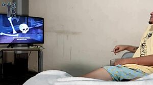 Young Gay Guy Caught With Small Tits And Cock