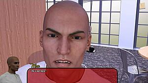 alexandra plays an erotic game in anime hentai style