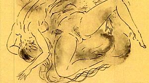 vintage erotic drawings from retro anime hentai collection