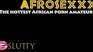 Fine ebony babe with wet pussy getting pounded hard 😍