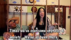 Overcome your ABDL shyness? Let's play with diapers backstage!