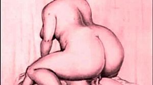 vintage erotic drawings from retro anime hentai collection