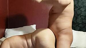 Reverse cowgirl creampie