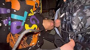 met a fan and sucked his big dick outside, want to see?