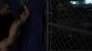 Slave Awakens to Rough Public Domination