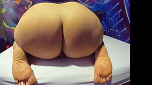 Latina Enjoys Homemade Massage With Toys.