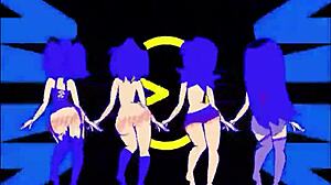 I watchd the pacman gost girls dancin in three phazes on hi def.